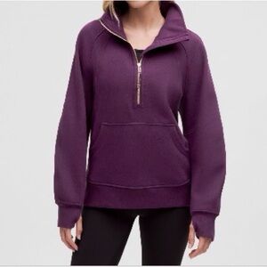 lululemon athletica Purple Half-Zip Hoodie